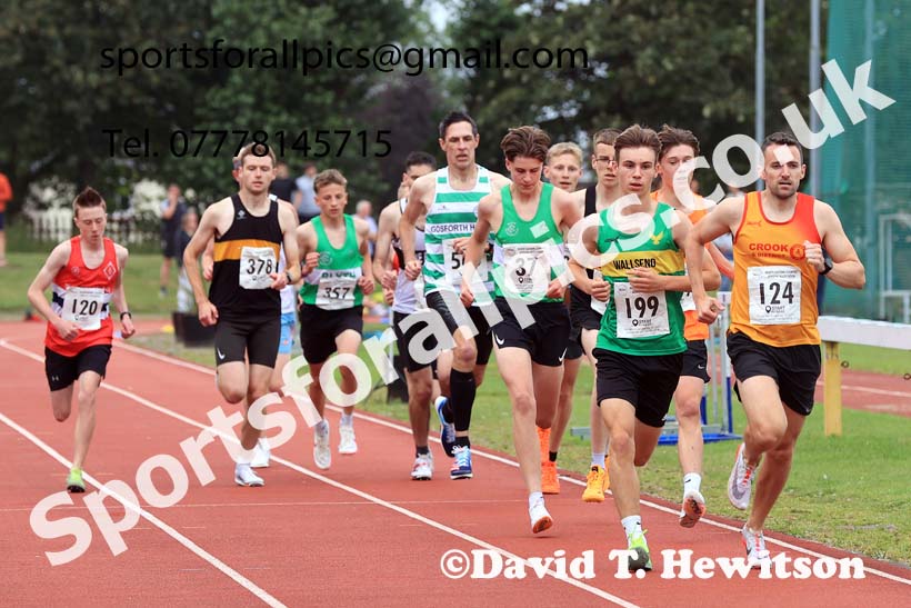 1500 metres, 2025 NEGP No 5 Monkton, Wednesday, July 23rd. Photo: David T. Hewitson/Sports for All Pics